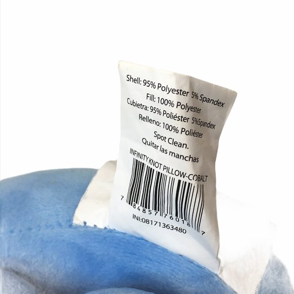 Mainstay Cushions Infinity Knot Pillow Blue 12in. - Picture 7 of 8